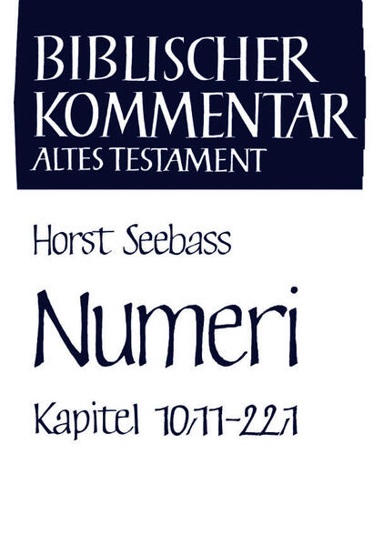 Der Biblische Kommentar Altes Testament ist ein umfassend und ausführlich angelegter wissenschaftlicher Gesamtkommentar zum Alten Testament, an dem bedeutende Wissenschaftler seit Jahren arbeiten-er repräsentiert den aktuellen Forschungsstand. Fertiggestellt wird er 24 Bände umfassen. Dieses Vorhaben erfordert verschiedene Erscheinungsformen und Bezugsmöglichkeiten: Die Kommentare erscheinen in Einzellieferungen über einen längeren Zeitraum und nach Fertigstellung als Bandausgabe. Regelmäßig und somit in kürzeren Abständen erscheinen Einzellieferungen, die in Fortsetzung zu beziehen sind, und zwar entweder als Fortsetzungsbezug auf das Gesamtwerk oder als Fortsetzungsbezug auf Einzelbände.