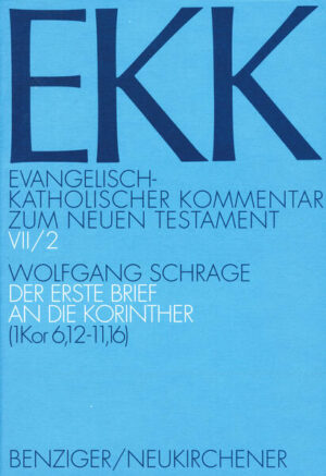 Der 1. Korintherbrief ist wie kaum ein anderer Paulusbrief ein überzeugendes Paradigma situations- und praxisbezogener Theologie. Mannigfache Irrungen und Wirrungen in der korinthischen Gemeinde, insbesondere ihr den eschatologischen Vorbehalt überspringender »Enthusiasmus«, veranlassen Paulus zu dem an Themenvielfalt und Detailliertheit ungewöhnlich reichen Brief, mit dem er die Gemeinde wieder auf den Boden der irdischen Realität und der Nüchternheit der Agape zurückzuholen sucht. Weil Paulus auf briefliche und mündliche Nachrichten über die korinthische Gemeinde eingeht, ist sein Brief zugleich eine erstrangige Quelle für die Alltags- und Glaubensprobleme einer jungen Missionsgemeinde inmitten des Synkretismus einer antiken Hafen- und Großstadt. Nicht von ungefähr hat der Brief, der eine Fülle religionsgeschichtlicher und literarkritischer, epistolographischer und rhetorischer, soziologischer und ethischer Probleme aufwirft, in den letzten Jahren öfter als Ansatzpunkt für mancherlei neue Fragestellungen in der Exegese gedient. Der Kommentar versucht, die korinthische Position sowie vor allem die theologische Argumentation des Paulus zu erschließen. Ein besonderer Schwerpunkt ist dabei auf die Auslegungs- und Wirkungsgeschichte gelegt worden, deren Linien immer wieder bis in die Gegenwart ausgezogen werden, um den Blick für das Chancen- und risikoreiche Potential zu schärfen, das dem paulinischen Ruf zur Einheit der Kirche, zum Zentrum des Evangeliums in Kreuz und Auferweckung Jesu Christi, zur Zukunftserwartung sowie zum konkreten christlichen Lebensstil und Gemeindeaufbau innewohnt und sich bis heute nicht erschöpft hat.