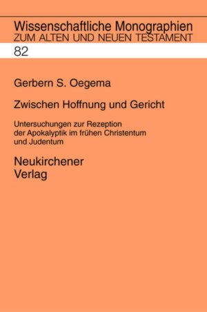 Ausgehend von der jüdischen Apokalyptik aus der Zeit des zweiten Tempels wird in dieser Arbeit nicht nach der traditionsgeschichtlichen Herkunft der neutestamentlichen Apokalyptik gefragt, sondern nach ihrer Wirkungsgeschichte. Ist zwischen dem 2. und 5. Jh. n. Chr. in der Alten Kirche von einem starken Aufleben einer politisch orientierten Eschatologie und von Spekulationen über das Jenseits die Rede, so verhält es sich im rabbinischen Judentum eher umgekehrt.