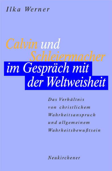 »Wie können wir wieder fromm werden?« Die Frage führt in die Mitte der Theologie Johannes Calvins wie der Friedrich Schleiermachers. In dieser verblüffenden Gemeinsamkeit liegt die Vergleichbarkeit ihrer theologischen Entwürfe begründet: Weil beide von der Gottbezogenheit, nicht von der Gottfremdheit jedes Menschen ausgehen, verstehen beide die universale Offenbarung Gottes als eine Herausforderung, der sich auch die Weltweisheit nicht entziehen darf.