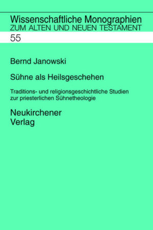 Die Rede vom Sühnetod Jesu gehört zu den zentralen Lehrstücken des christlichen Glaubens. Nur wenige Grundbegriffe der Bibel werden allerdings so kontrovers beurteilt wie gerade der Sühnebegriff. Die vorliegende Arbeit versucht, dieser Kritik durch traditions- und religionsgeschichtliche Untersuchungen der alttestamentlichen Sühneaussagen zu begegnen. Ausgehend von etymologischen und semantischen Analysen der Wurzel KPR wird dabei vor allem die priesterschriftliche Sühnetheologie und deren Rezeption im Neuen Testament untersucht. Ein ausführlicher Anhang dokumentiert die seit 1983 erschienene Literatur zum Thema und nimmt noch einmal zu einzelnen Sachfragen Stellung.