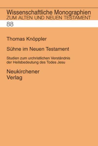 Die Rede vom Sühnetod Jesu gehört zu den zentralen Lehrstücken des christlichen Glaubens. Nur wenige Grundbegriffe der Bibel werden allerdings so kontrovers beurteilt wie gerade der Sühnebegriff. Die vorliegende Arbeit versucht, dieser Kritik durch traditions- und religionsgeschichtliche Untersuchungen der alttestamentlichen Sühneaussagen zu begegnen. Ausgehend von etymologischen und semantischen Analysen der Wurzel KPR wird dabei vor allem die priesterschriftliche Sühnetheologie und deren Rezeption im Neuen Testament untersucht. Ein ausführlicher Anhang dokumentiert die seit 1983 erschienene Literatur zum Thema und nimmt noch einmal zu einzelnen Sachfragen Stellung.