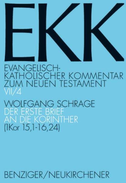 Der 1. Korintherbrief ist erfüllt von situations- und praxisbezogener Theologie, mit der Paulus auf die vielfältigen Probleme der Gemeinde in Korinth reagiert. Im Zentrum des 4. Teilbandes steht die Auslegung des berühmten und theologisch hochbedeutsamen Auferstehungskapitels, in dem Paulus die korinthische Leugnung der Totenauferstehung aufgreift und dann seinerseits ausführlich und überzeugend die Auferstehung Jesu Christi und die der Toten diskutiert.