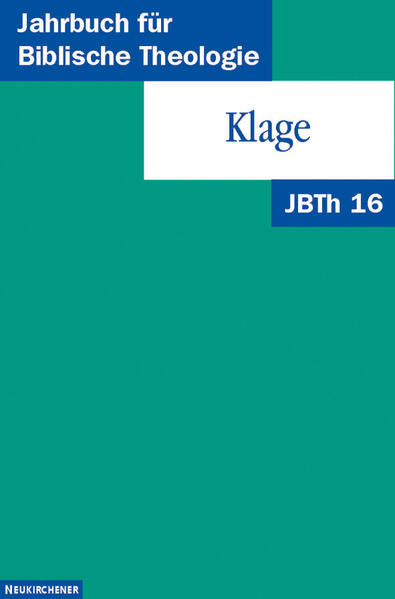 Die Klagegebete gehören als »Konfliktgespräche mit Gott« zu den stärksten Zeugnissen vom Rettungshandeln Gottes in der Bibel. Dennoch wurde ihre Bedeutung in Theologie und Kirche lange Zeit verkannt. Der vorliegende Band des Jahrbuchs sucht dem neu erwachten Interesse an der Klage durch Grundsatzbeiträge aus der Biblischen Exegese, der Kirchen- und Theologiegeschichte, der Literaturwissenschaft sowie der Systematischen und Praktischen Theologie gerecht zu werden.