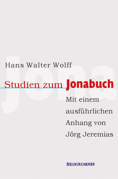 Die Jonastudien Wolffs bilden einen Höhepunkt in der neueren Forschung an diesem ungewöhnlichen Prophetenbuch. Sie haben auch fast vier Jahrzehnte nach ihrem Erscheinen nichts von ihrer Aktualität eingebüßt und werden hier von einem Schüler Wolffs, Jörg Jeremias, mit zwei Anhängen neu herausgegeben. Im ersten werden Tendenzen der jüngsten Forschung herausgestellt, im zweiten wird die Stimme Wolffs mit diesen Tendenzen ins Gespräch zu bringen versucht.