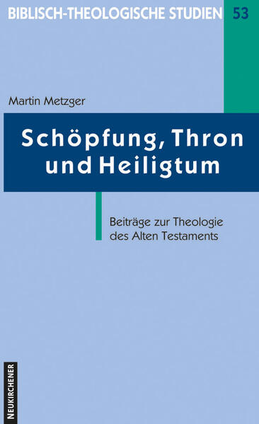 Der Sammelband enthält die wesentlichen theologisch ausgerichteten Aufsätze des Kieler Alttestamentlers Martin Metzger. In ihnen werden insbesondere Themen der menschlichen und göttlichen Herrschaft und der damit verbundenen Herrlichkeit, aber auch der Schöpfungstheologie, des irdischen und himmlischen Heiligtums Gottes, der Psalmenfrömmigkeit und des himmlischen Jerusalems nach Offb 21 angesprochen.