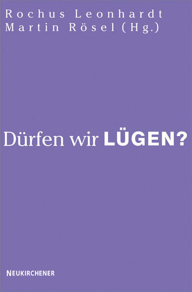 Mit dem Thema »Lüge« war jeder schon einmal konfrontiert: Einerseits heißt es, wir sollen nicht lügen