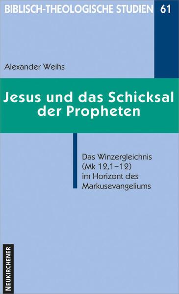 Das Winzergleichnis (Mk 12,1-12) hat seit jeher das Interesse der modernen Bibelauslegung in besonderer Weise auf sich gezogen. Die vorliegende Studie liest es konsequent im Horizont des Markusevangeliums als »Parabel von der Tötung des Sohnes«. Sie untersucht die verständnisleitenden Motive der Parabel hinsichtlich ihrer Bedeutung für die markinische Christologie und Passionstheologie und fragt nach der Relevanz der geprägten Vorstellung vom Schicksal der Propheten für die Erhellung des Wirkens, Leidens und Sterbens Jesu.