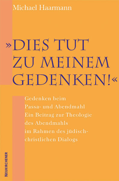 In der jüdischen Passa-Haggada wird deutlich, wie das Gedenken beim Passamahl Zeiten und Generationen übergreift: »In jeder Generation soll jeder Mensch sich so betrachten, als sei er selbst aus Ägypten ausgezogen.« Diese Dynamik und Weite des Gedenkens soll für das Abendmahl, das nach dem neutestamentlichen Zeugnis unlöslich mit dem Passamahl verbunden ist, (wieder) erschlossen werden. Im Mittelpunkt der Untersuchung steht dabei die Abendmahls-Weisung Jesu »Dies tut zu meinem Gedenken!«