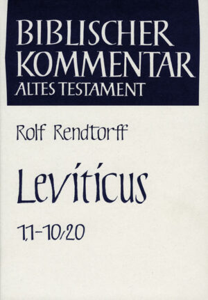 Leviticus (1,1-10,20) | Bundesamt für magische Wesen
