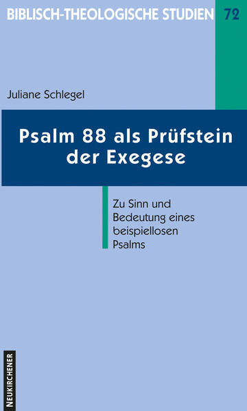 Psalm 88, der durch seine scheinbar letztgültige "Finsternis" innerhalb des Alten Testaments sowohl inhaltlich als auch formal einzigartig dasteht, hat in letzter Zeit wieder stärker exegetische Beachtung gefunden. Die vorliegende Studie geht in einem ersten forschungsgeschichlich orientierten Hauptteil einigen methodisch divergenten Interpretationen nach. Dabei wird herausgearbeitet, ob und in welcher Weise sich das Selbstverständnis des Exegeten und die gewählte Methode auf die jeweilige Interpretation auswirken. Ein zweiter Hauptteil setzt bei einer methodisch reflektierten Neubesinnung auf die Aufgabe des Exegeten ein, die mit seiner Rolle als "Anwalt" sowohl des Textes wie auch des Lesers eine doppelte ist. Diese Reflexion dient gewissermaßen als "Korrektiv" für eine eigene Auslegung des 88. Psalms, die zum einen versucht, die sinnhafte Selbständigkeit dieses beispiellosen Glaubenstextes zu berücksichtigen und zum anderen seine kommunikative Einbindung in eine lebendige, aktuelle Leserbeziehung nicht zu vernachlässigen. Als These liegt der Arbeit zugrunde, daß die hohe Anzahl an "Leerstellen" im Psalmtext für die inhaltliche Mannigfaltigkeit der analysierten Auslegungen mit verantwortlich ist. Diesen Leerstellen, die für die Auslegung sowohl Chancen als auch Gefahren bieten, kommt für den eigenen Interpretationsversuch ein hoher Stellenwert zu. Auf dem Hintergrund ihrer Auslegung will die Verfasserin schließlich dazu anregen, dem 88. Psalm, der durch sein gegebenes Sinn- und Bedeutungspotential theologisch von hoher Relevanz ist, auch in Seelsorge und Gottesdienst stärker eine-betende-Stimme zu verleihen.