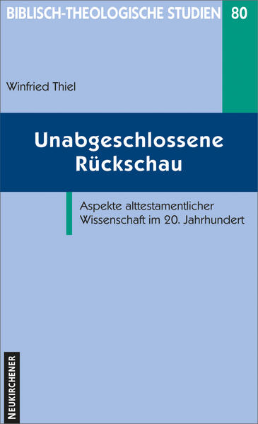 Die Jahrhundertwende ins 20. Jahrhundert und ein gewisser Abstand davon geben Anlass zu einer Rückschau in die Entwicklung der alttestamentlichen Wissenschaft im Lauf der vergangenen Jahrhunderts. Die Arbeit, die erweiterte Wiedergabe eines Vortrags anlässlich der Emeritierung des Autors, geht dem Weg der alttestamentlichen Forschung nach. Dabei werden ausgewählte thematische Schwerpunkte verfolgt, um dadurch überblickartig ein Bild von der Erforschung des Alten Testaments im Zusammenhang der Zeitgeschichte sowie von den dabei obwaltenden Fragestellungen, Gesichtspunkten, Methoden und Urteilsbildungen zu gewinnen.