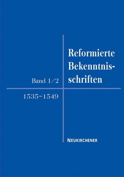 Der Band I/2 der Reformierten Bekenntnisschriften umfasst die Bekenntnisbildung innerhalb des reformierten Protestantismus der Jahre 1539-1549 und enthält folgende Schriften: Genfer Thesen 1535