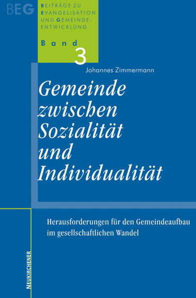 Johannes Zimmermann gibt einen Überblick über derzeitige Konzeptionen zum Thema "Gemeinde" im ökumenischen Horizont (Teil I). Die Frage nach der Gemeinde und dem Einzelnen wird anhand des Verhältnisses von Seelsorge und Gemeinde(aufbau) vertieft (Teil II). Das soziologische Modell der "Plausibilitätsstruktur" zeigt Herausforderungen für den Gemeindeaufbau im gesellschaftlichen Wandel (Teil III). Das "Haus" als exemplarische Konkretion führt die unterschiedlichen Linien der Arbeit zusammen (Teil IV).