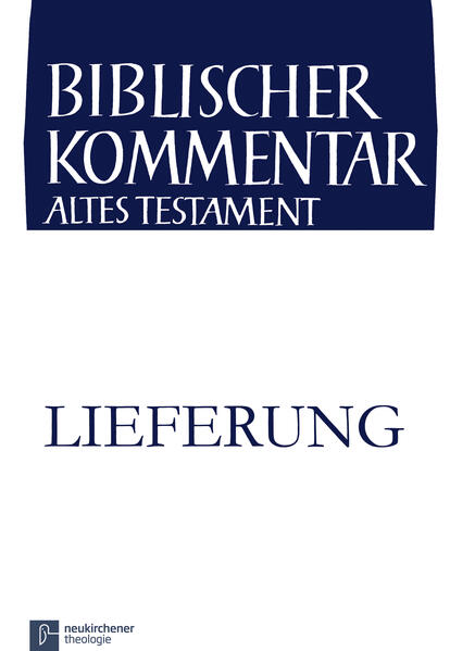 Der Biblische Kommentar Altes Testament ist ein umfassend und ausführlich angelegter wissenschaftlicher Gesamtkommentar zum Alten Testament, an dem bedeutende Wissenschaftler seit Jahren arbeiten-er repräsentiert den aktuellen Forschungsstand. Fertiggestellt wird er 24 Bände umfassen. Dieses Vorhaben erfordert verschiedene Erscheinungsformen und Bezugsmöglichkeiten: Die Kommentare erscheinen in Einzellieferungen über einen längeren Zeitraum und nach Fertigstellung als Bandausgabe. Regelmäßig und somit in kürzeren Abständen erscheinen Einzellieferungen, die in Fortsetzung zu beziehen sind, und zwar entweder als Fortsetzungsbezug auf das Gesamtwerk oder als Fortsetzungsbezug auf Einzelbände.