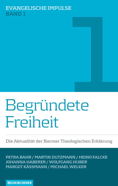 Prominente und profilierte Stimmen aus der evangelischen Kirche äußern sich zum 75. Jahrestag der Barmer Theologischen Erklärung. Sie begründen die Freiheit, von der die Kirche spricht, theologisch und entfalten sie im Blick auf aktuelle Herausforderungen. Die sechs Thesen von Barmen-1934 formuliert im Protest gegen eine "Gleichschaltung" der Kirche durch das Hitler-Regime-haben für die evangelische Kirche in Deutschland erhebliche Bedeutung. Sie gelten als bleibende Orientierung für den Auftrag der Kirche, besonders für ihre Verantwortung in Gesellschaft und Politik. Die Vorträge rücken zentrale Probleme in ein neues Licht, vor die die Kirche durch gesellschaftliche und kulturelle, politische und wirtschaftliche Entwicklungen gestellt wird.