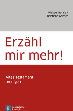 Die Erzählungen des Alten Testaments sind farbig, spannend und lebensnah. Wer alttestamentliche Erzählungen verstehen will, findet in diesem Buch theologisch reflektierte Anregungen, was typisch und besonders schwierig an den alten Geschichten ist und was sie zugleich relevant für heute macht. Predigthörer erwarten heute mehr als einen gelehrten Vortrag: Dieses Buch bietet grundsätzliche und praktische Hinweise zum erzählenden Predigen. Damit die Theorie zur Anwendung findet, werden abschließend Erzählpredigten vorgestellt und besprochen.