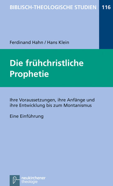 Das frühe Christentum kann als eine prophetische Bewegung charakterisiert werden. Der Band bietet einen kurzen, aber gründlichen Überblick über die Voraussetzungen, Anfänge und Entwicklung der frühchristlichen Prophetie in den ersten beiden Jahrhunderten. Er geht dabei aus von einer knappen Beschreibung prophetischer Phänomene in der griechischen Welt und in der alttestamentlichen und frühjüdischen Tradition. Ausführlich werden die Phänomene der Prophetie und ihre Deutung im Neuen Testament erörtert, von Johannes dem Täufer und Jesus über Paulus und seine Gemeinden bis zur Apokalypse. Ein weiterer Teil beschreibt über den neutestamentlichen Rahmen hinausgreifend das Verständnis von Prophetie bei den Apostolischen Vätern, in apokryphen Apokalypsen und in der Bewegung des Montanismus.