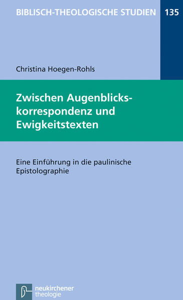 Um welche Art von Texten handelt es sich bei den Paulusbriefen? Führt Paulus in seinen Briefen Gespräche mit seinen Gemeinden? Oder hält er ihnen eine Rede, eine schriftliche Predigt? Will er durch seine Briefe lediglich Kontakte pflegen? Oder will er auch »geistliche Literatur« schaffen? Der Paulusbrief wird in dieser Studie verständlich als eigenständiger Brieftyp, der gängige Briefkonventionen seines historischen Umfelds dergestalt aufgreift, verändert und kultiviert, dass er zum Träger der urchristlichen Heilsbotschaft werden kann.