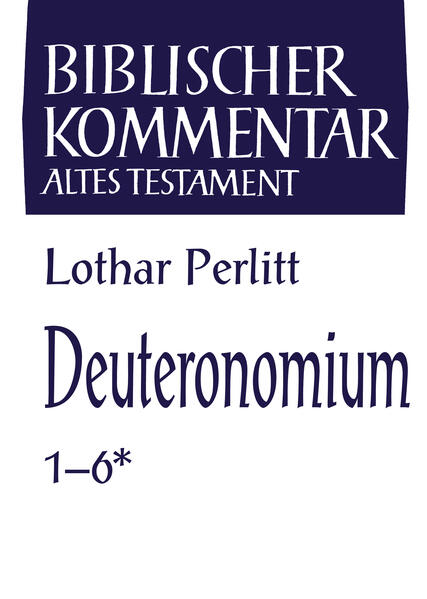 Der Biblische Kommentar Altes Testament ist ein umfassend und ausführlich angelegter wissenschaftlicher Gesamtkommentar zum Alten Testament, an dem bedeutende Wissenschaftler seit Jahren arbeiten-er repräsentiert den aktuellen Forschungsstand. Fertiggestellt wird er 24 Bände umfassen. Dieses Vorhaben erfordert verschiedene Erscheinungsformen und Bezugsmöglichkeiten: Die Kommentare erscheinen in Einzellieferungen über einen längeren Zeitraum und nach Fertigstellung als Bandausgabe. Regelmäßig und somit in kürzeren Abständen erscheinen Einzellieferungen, die in Fortsetzung zu beziehen sind, und zwar entweder als Fortsetzungsbezug auf das Gesamtwerk oder als Fortsetzungsbezug auf Einzelbände.