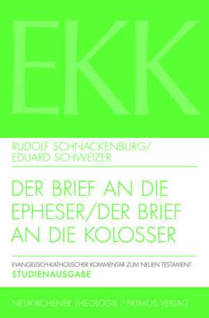 Diese Studienausgabe fasst die Kommentare von Rudolf Schnackenburg (EKK X) und Eduard Schweizer (EKK XII) in einem Doppelband zusammen. Wie in kaum einer anderen Schrift des Neuen Testaments wird im Epheserbrief eingehend das Wesen der Kirche behandelt. Der Kolosserbrief entwirft ein besonderes Christusbild, wonach Christus der Herr der gesamten Welt ist. Der Brief verurteilt eine Bewegung in der christlichen Gemeinde, die den Glauben als völlige Absage an die Welt versteht und das Heil in einer reinen Konzentration auf das Innere und das Jenseitige sucht.