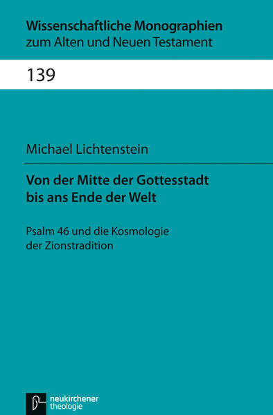 Ziel der vorliegenden Studie ist die Rekonstruktion der Kosmologie der Zionstradition, ausgehend von einer motivgeschichtlichen Untersuchung von Psalm 46 als Einzeltext im Kontext seiner alttestamentlichen und altorientalischen Sachparallelen. Methodisch verwendet diese Arbeit für die Beschreibung dieses Sachverhalts den Begriff des kulturellen Symbolsystems, um die Wechselwirkung von geglaubter Kosmologie und gelebten Ethos zu plausibilisieren. Einen Schwerpunkt der Arbeit bildet dabei das Motiv der Gottesstadt.