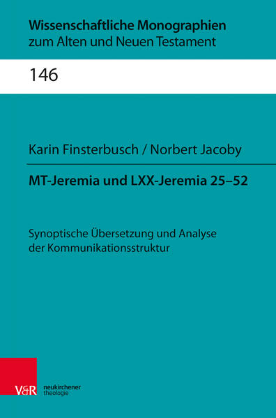 In diesem Band wird eine philologisch exakte wort- und strukturgetreue deutsche Neuübersetzung des zweiten Teils (Kapitel 25-52) des hebräischen Jeremiabuches und gleichzeitig eine Neuübersetzung des griechischen Jeremiabuches vorgelegt