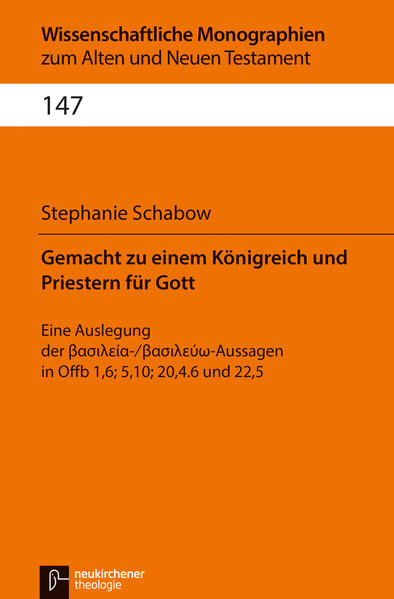 Die Autorin untersucht die Verwendung von Herrschaftsterminologie in Bezug auf die Gläubigen in der Offenbarung des Johannes (Offb 1,6