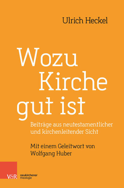 Ulrich Heckel bietet Beiträge zu Fragen neutestamentlicher Exegese und kirchlicher Arbeit, dem Theodizeeproblem, dem Friedensverständnis und der Missionsstrategie des Paulus sowie dem alten und dem neuen Menschen. Einen Schwerpunkt bildet die Taufe im Neuen Testament und bei Luther. Thematisiert werden zudem Bestattung, Gottesdienst und Segen, Kirchenmusik und Erwachsenenbildung sowie biblisch-theologische überlegungen zu Schrift, Geist und Kirche, zu Luthers Zwei-Reiche-Lehre, zu den sieben Kennzeichen für die Einheit der Kirche nach Eph 4 und zu Fragen des interreligiösen Dialogs.