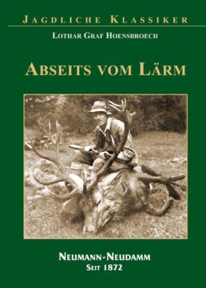 „Mit Lothar Graf Hoensbroech ist einer der Besten unter uns in die ewigen Jagdgründe eingegangen. Gerade in einer Zeit, in der wir einen so mutigen und in seiner Wirkung gar nicht zu überschätzenden Jäger und Jagdschriftsteller einmaligen Formates am notwendigsten brauchten, ist er abberufen worden.“ Heute - fast 60 Jahre nach diesem Nachruf von Ulrich Scherping in der Pirsch von 1951 - sind diese ehrenden Worte des damaligen Geschäftsführers des Deutschen Jagdschutzverbandes richtiger als je zuvor. Insbesondere nach der nicht mehr von ihm erlebten Herausgabe seines letzten und dritten Buches „Abseits vom Lärm“ im Jahre 1952 wird die wahre Größe des Menschen, Jägers und Hegers und das hohe und einfühlsame Können des Jagdschriftstellers mehr als deutlich. Waidwerken in berühmten Revieren der Karpaten und das Jagen in heimischen Gefilden werden in höchster Erzählkunst mit oft hintergründigem Humor dem Leser zelebriert. Zu Lothar Graf Hoensbroechs sechzigsten Todestag am 8. Januar 2011 ist es nun dringend geboten, das Vermächtnis dieses großen Jagdschriftstellers zu bewahren.