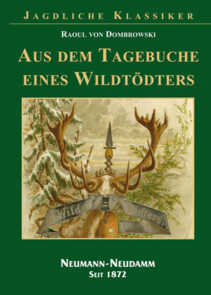 Ein Buch voller spannungsgeladener literarischer Pürschgänge durch die Jahreszeiten in höchster sensibler Erzählkunst, eingerahmt durch stimmungsvolle Originalzeichnungen und einen Strauß voller Waldlieder des Verfassers: Große und kleine Räuber, Sauen und Hirsche, Brunft und Balz, Ansitz, Pürsch und Treibjagd in Niederung und Hochgebirge, selbstverständlich auch Raubschützen. Und dann schenkt uns Raoul Ritter von Dombrowski noch „Eine traurige Humoreske - Die Jagderlebnisse des Ritters Ignaz v. Karfunkelstein“. Raoul Ritter von Dombrowski (* 3.6.1833 in Prag