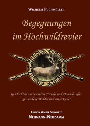 Begegnungen mit Hirsch, Sau und Widder im Hochwildrevier geben dem dafür empfindsamen, nicht von ungezügelter Jagdleidendschaft getriebenen Jäger reiche Einblicke in das Leben dieser Wildtiere, sie verhelfen ihm zu nachhaltigen Erkenntnissen und glückhaften Erlebnissen. Das Wirken von einem einsam gelegenen Forsthaus aus, inmitten des von ihm betreuten Waldreviers, verschaffte Wilhelm Puchmüller Anblicke aller heimischen Schalenwildarten. Zweigeteilt in den laubwaldreichen Mauerpark des Niedersächsischen Staatsjagdreviers Saupark Springe mit Schwarz-, Dam- und Muffelwild und dem unmittelbar anschließenden Fichtenbergwald in freier Wildbahn mit Rot-, Schwarz - und Rehwild, forderten diese Reviere von ihm über drei Jahrzehnte lang eine intensive Wildpflege und vielseitigen Jagddienst, dazu eine darin eingebundene, arbeitsreiche Forstwirtschaft. Einiges aus der Fülle der daraus gewonnenen Erfahrungen sind in diesem Buch festgehalten. Vor allem die gleichgesinnte Gemeinschaft der Schweißhundleute in Europa verschaffte darüber hinaus diesem passionierten Schweißhundführer Einblicke in ungewöhnliche Hochwildreviere des Kontinents und deren Bewirtschaftung. Auch hier beobachtete und lernte der Verfasser manches Wissenswerte, das er stets mit hervorragendem Bildmaterial versehen nun an den Leser weitergeben will.