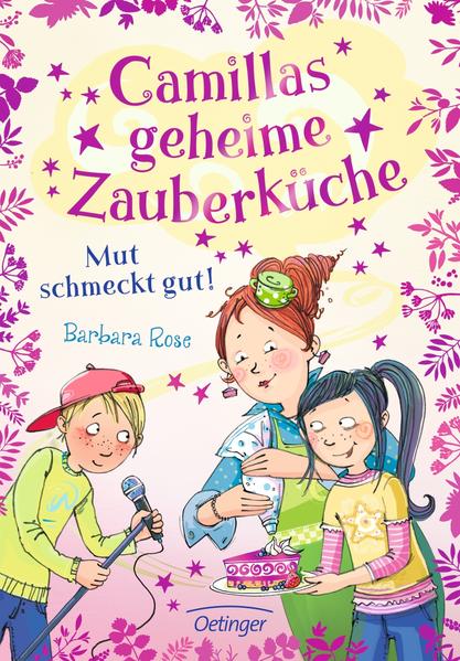 Camillas Besuch in Birkenberg liegt schon eine Weile zurück, die Blumen im Gewächshaus lassen die Köpfe hängen und die High- Tech- Geräte von Missis Papa haben wieder Einzug in die Küche gehalten. Als dann auch noch das Essen für eine Hochzeitsfeier misslingt, ist klar: Die Zuckerschwerts brauchen Camillas Hilfe. Vielleicht kann sie mit ihrem Mut- Kuchen Missis Klassenkamerad Flo ermutigen, beim Vorsingen für die neue Schulband mitzumachen? Beste Zutaten für ein Lieblingsbuch: liebenswerte Charaktere, herzerwärmende Illustrationen und Rezepte zum Nachkochen.