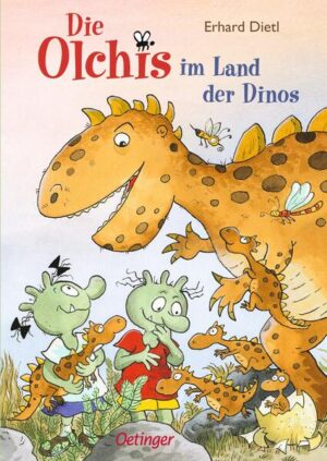 In "Die Olchis im Land der Dinos" wird die Neugierde der Olchi- Kinder durch die Erfindung einer Zeitmaschine von Professor Brausewein geweckt. Ohne zu zögern, nutzen sie die Gelegenheit und werden direkt in die Urzeit geschickt. Dort begegnen sie einem kleinen Dinosaurier auf der verzweifelten Suche nach seiner Mutter. Natürlich zögern die Olchis nicht, ihm zu helfen. Aber die Reise durch die Urzeit ist alles andere als sicher. Gefährliche Echsen und sogar ein riesiger, hungriger T- Rex bedrohen das junge Dino- Leben. Die Olchis müssen all ihren Mut und Erfindungsgeist zusammennehmen, um den kleinen Dinosaurier zu beschützen, bevor es Zeit ist, nach Schmuddelfing zurückzukehren. "Die Olchis im Land der Dinos" bietet ein Abenteuer, das junge Leserinnen und Leser nicht nur unterhält, sondern auch inspiriert und bildet, ideal zum Vorlesen und für Erstleser ab 6 Jahren. Spannendes Zeitreise- Abenteuer: Die Geschichte fesselt mit der spannenden Idee einer Reise zurück in die Zeit der Dinosaurier und hält junge Leserinnen und Leser mit jeder Seite bei Laune. Hilfsbereitschaft und Mut: Die Olchis zeigen Herz und Mut, indem sie einem jungen Dinosaurier in Not helfen, was positive Werte wie Freundlichkeit und Courage vermittelt. Aufregende Gefahren: Die Begegnungen mit prähistorischen Kreaturen machen die Geschichte nicht nur spannend, sondern auch bildend, indem sie ein lebendiges Bild der Urzeit zeichnen. Wissenschaft trifft auf Humor: Durch die Kombination aus wissenschaftlich interessanten Fakten und dem bekannten Olchi- Humor wird das Buch zu einem Leseerlebnis, das sowohl unterhält als auch informiert. Von Erhard Dietl illustriert: Die farbenfrohen und ausdrucksstarken Illustrationen machen das Buch visuell ansprechend und unterstützen das Verständnis der Geschichte. Ideal für den Übergang: Dieses Buch dient als perfekter Übergang vom Bilderbuch zum Kinderbuch und unterstützt junge Leser beim selbstständigen Lesen. Leseförderung: Durch das mitreißende Erzählen wird die Lesekompetenz gefördert und die Freude am Lesen gestärkt.