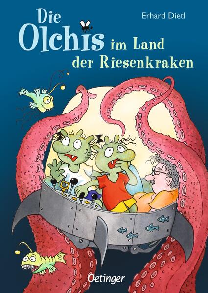 Von Kraken und Piraten: Die Olchis auf Schatzsuche im Teufelsmeer Ein Tauchgang im Teufelsmeer, um wertvolles Porzellan der Ming-Dynastie zu bergen? Das lassen sich die Olchis nicht entgehen. Mit Brauseweins Zeitmaschine geht’s ab ins Jahr 1604. Doch tief unten im Meer werden die Olchis plötzlich von gefräßigen Riesenkraken angegriffen. Und dann fallen sie um ein Haar auch noch wilden chinesischen Piraten in die Hände. Gelingt den Olchis die Flucht? Und wie kommen sie zurück in die Gegenwart? Mit den Olchis können Kinder ab sechs Jahren ein aufregendes Tiefseeabenteuer erleben und erste Versuche im Selberlesen unternehmen.