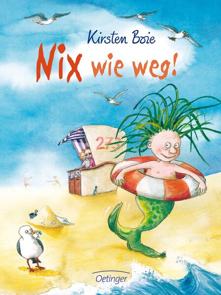 In "Nix wie weg!" entführt Kirsten Boie ihre Leser in ein weiteres Abenteuer mit Jonathan, der genug vom Familienleben hat, das sich nur um sein neues Geschwisterchen dreht. Seine Flucht in einen Wohnwagen an der Ostsee und die erneute Begegnung mit dem frechen Nix, der sich hoffnungslos verliebt hat und für zusätzliches Chaos sorgt, bildet den Kern dieser Geschichte. Mit viel Humor und einem feinen Gespür für die Sorgen und Nöte von Kindern erzählt Boie von Freundschaft, Mut und der Suche nach Anerkennung. Die lebhaften und farbigen Illustrationen von Stefanie Scharnberg runden das Leseerlebnis ab und machen das Buch zu einem visuellen Vergnügen. Turbulentes Abenteuer am Strand: Jonathans Flucht und die verrückten Eskapaden mit dem Nix bieten spannende und humorvolle Unterhaltung. Themen, die bewegen: Die Geschichte greift kindgerecht Themen wie Familienzusammenhalt, Geschwisterrivalität und die Suche nach Identität auf. Bezaubernde Illustrationen: Stefanie Scharnbergs farbenfrohe Bilder fangen die Stimmung der Ostsee und die Dynamik der Charaktere perfekt ein. Sprachwitz und Charme: Der Nix und seine Reime sorgen für Lacher und halten Leser*innen ab 7 Jahren bei Laune. Ideal für Vor- und Selbstleser: Durch die ansprechende Aufmachung und die verständliche Sprache eignet sich das Buch sowohl zum Vorlesen als auch für junge Leserinnen und Leser, die selbst entdecken wollen. Von einer beliebten Autorin: Kirsten Boie, bekannt für ihre einfühlsamen Kinderbücher, begeistert wieder einmal mit einer Geschichte voller Herz. Perfekt für die Urlaubszeit: Eine Geschichte, die Lust auf Sommer, Strand und Meer macht und in jede Reisetasche gehört.