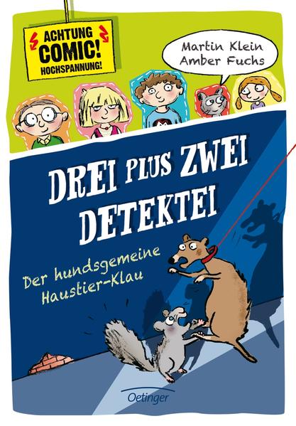 Lesespaß für Lesemuffel: der Spürnasen- Comic für Erstleser. "Drei plus Zwei“ suchen einen neuen Fall! Da wird Frau Dingsdas Frettchen entführt - klar, dass die Detektive und ihr Chinchilla Pepper sich auf die Suche machen. Doch dann verschwinden immer mehr Haustiere, und überall findet sich das gleiche Bekenner- Schreiben. Die Detektive wissen sofort, was das bedeutet: Hier sind Profi- Entführer am Werk. Aber für „Drei plus Zwei“ ist kein Fall zu schwierig! Ein Bilderlesebuch mit vielen farbigen Bildern von Amber Fuchs und einer spannenden Detektivgeschichte von Martin Klein: cleverer Comic- Spaß für Leseanfänger! Das Konzept wurde von erfahrenen Didaktikerinnen entwickelt und motiviert Leseanfänger, statt sie zu überfordern.