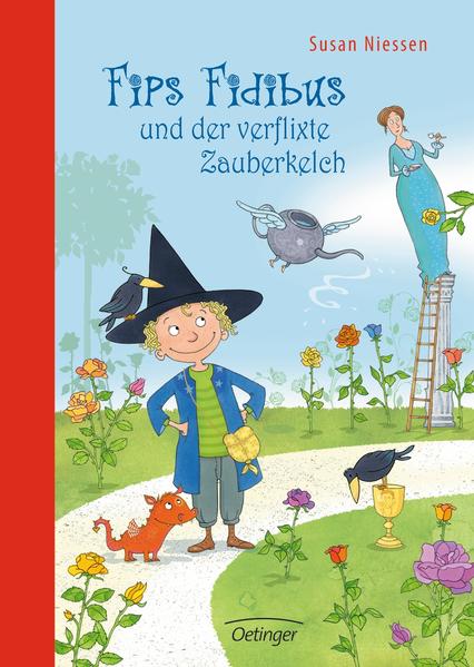 Verflixt, verwünscht, verwandelt: Fips Fidibus zaubert Rettung herbei. Das muss doch Zauberei sein! Roswitha von Roseneck steht wie angeklebt auf einer Säule und kann nicht vor und nicht zurück! Schuld daran ist off enbar ein seltsamer Zauberkelch, stellt Fips Fidibus rasch fest. Er kann Roswitha zwar aus ihrer misslichen Lage befreien, doch von dem Kelch fehlt jede Spur. Den hat nämlich unterdessen ein lustiger Fiedler geklaut. Fips und seine Freunde machen sich auf den Weg, das Diebesgut zurückzuerobern. Doch der Kelch birgt böse magische Kräfte! Das zweite Abenteuer von Fips Fidibus und dem Drachen Zwiebelchen, eine hinreißende Zaubergeschichte zum Vor- und Selberlesen. Mit vielen farbigen Bildern von SaBine Büchner.