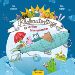 Ahoi! Die Klabauterlinge fliegen durch die Luft. In einer selbstgebauten Schwebemaschine! Doch nach der Bruchlandung geraten sie auch noch in die Fänge vom bösen Professor von Aldehüt. Verflixt nochmal! Spiel dieses Buch! Ihr braucht nur einen Würfel und für jeden Spieler eine Spielfigur - und schon geht es los! Deine Klabauterling- Bilderbücher kannst du sogar aneinanderlegen, dann wird das Spielfeld noch größer.