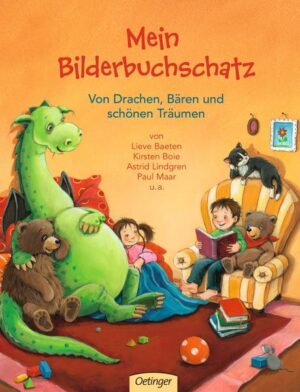 Unschlagbar: die schönsten Bilderbücher im Sammelband! Pippi feiert Geburtstag, Kirsten Boie erzählt ein Bärenmärchen, Lieve Baeten schickt einen schrecklichen, kleinen Drachen auf Abenteuerreise und Paul Maar reimt die schönsten Vierzeiler über tierische Freundschaften. Der Sammelband umfasst zehn beliebte Geschichten bekannter Kinderbuchautoren und - illustratoren: ein Schatz mit wunderbaren Bildern. Mit Bilderbuchgeschichten von: Lieve Baeten, Kirsten Boie, Silke Brix, Erhard Dietl, Katrin Engelking, Eva Eriksson, Ute Krause, Astrid Lindgren, Paul Maar, Reinhard Michl, Rolf Rettich und Jutta Timm.