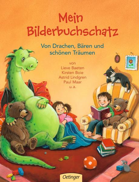 Unschlagbar: die schönsten Bilderbücher im Sammelband! Pippi feiert Geburtstag, Kirsten Boie erzählt ein Bärenmärchen, Lieve Baeten schickt einen schrecklichen, kleinen Drachen auf Abenteuerreise und Paul Maar reimt die schönsten Vierzeiler über tierische Freundschaften. Der Sammelband umfasst zehn beliebte Geschichten bekannter Kinderbuchautoren und - illustratoren: ein Schatz mit wunderbaren Bildern. Mit Bilderbuchgeschichten von: Lieve Baeten, Kirsten Boie, Silke Brix, Erhard Dietl, Katrin Engelking, Eva Eriksson, Ute Krause, Astrid Lindgren, Paul Maar, Reinhard Michl, Rolf Rettich und Jutta Timm.