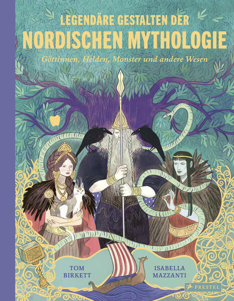 Who's who der nordischen Mythologie Das Buch enthält 31 Porträts von Göttern und Göttinnen bis hin zu Riesen, Elfen, Monstern und anderen mythischen Wesen. Jedes Profil stellt die Figur einschließlich ihrer wichtigsten Eigenschaften und einer neuen Erzählung ihrer Geschichte zusammen mit zusätzlichen Fakten und Details vor. Zu den Figuren gehören zum Beispiel bekannte Gottheiten wie Thor oder weniger bekannte Figuren wie die Riesinnen-Schwestern Gjalp und Greip. Mit diesem Buch können sich die Leserinnen und Leser auf eine abenteuerliche Zeitreise in ein Reich aus Eis und Feuer, Magie und Unfug begeben. Sie treffen auf eine Reihe von Figuren aus der nordischen Mythologie und werden in deren epische Taten und Schicksale hineingezogen. Isabella Mazzantis stimmungsvolle Illustrationen bringen die fantastischen Eigenschaften und Kräfte der mythischen Figuren perfekt zum Ausdruck. Wunderschön ausgestattet mit Goldfolienprägung. Ausstattung: mit Goldfolienprägung