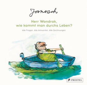 Ein Muss für Janosch-Fans: erstmals alle Wondrak-Kolumnen in einem Band! Mehr als sechs Jahre lang erheiterte ein Mann mit Schnauzbart und stattlichem Bauch, gekleidet in gelb-schwarz gestreifte Garderobe, Woche um Woche die Leser des ZEIT-Magazins: Wondrak. Seine einfallsreichen Antworten auf große und kleine Fragen des Lebens, die von zauberhaft gezeichneten Momentaufnahmen begleitet wurden, zählten zu den Höhepunkten jedes Hefts. Hinter Wondrak steckt niemand anders als Janosch, Deutschlands bekanntester Kinderbuchillustrator. Mit unnachahmlichem Humor ließ er seine Figur, die sich selbst als »Held« vorstellte, Krisen überstehen, das Internet erklären, den Sommerurlaub planen und am Ende gar die Weltprobleme lösen - nicht ohne kurz darauf zu ergänzen, was zu tun sei, falls die Welt doch unterginge. »Der ganze Wondrak« versammelt erstmals alle Wondrak-Kolumnen in einem Band. Über 350 Auftritte des liebenswürdigen Herrn, kreativ zusammengestellt und bibliophil verpackt, ergeben das perfekte Geschenk für alle Wondrak- und Janosch-Fans und darüber hinaus für alle, die das Leben gerne aus einer ungewöhnlichen Perspektive betrachten.