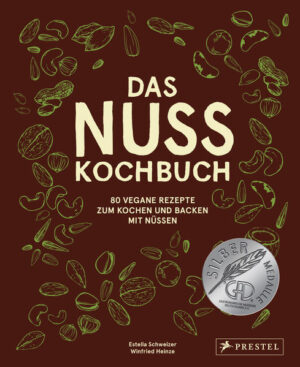 Nuss kommt von Genuss! Lecker, gesund und vegan kochen mit dem kernigen Superfood Nüsse sind viel mehr als ein kleiner Snack für zwischendurch: Dieses einzigartige Kochbuch macht Nüsse zu Stars leckerer Gerichte. Durch ihren Reichtum an gesunden Nährstoffen sind Nüsse ein regelrechtes Superfood, vor allem bei pflanzlicher Ernährung. Das Nuss-Kochbuch versammelt 80 vegane Rezepte zum Kochen und Backen mit Nüssen. Einfache Grundrezepte für Nussmilch, Nussquark oder Nusskäse, kernige Dips und Saucen sowie vielfältige Rezeptideen, die Nüsse in allen Variationen mit saisonalen Zutaten kombinieren: frühlingshafter Ofenspargel mit Erdnuss-Salsa, Cashew-Kokos-Mousse mit Holunderblüten, frische Zucchinipasta mit Pekannuss-Bolognese, gegrillte Ratatouille mit Salzmandeln, Safran-Macadamia-Risotto mit Nussparmesan, No-Cheese-Fondue, weihnachtlicher Nussbraten mit Maronen und viele weitere Leckereien. Die Ernährungs-Spezialistin Estella Schweizer beleuchtet zudem 13 Nuss-Sorten mit Blick auf ihre Vorzüge in der Küche sowie ihren ökologischen Fußabdruck. Denn die nussigen Küchenhelden sind nicht nur für das menschliche Wohlbefinden förderlich, sondern auch für das unseres Planeten. Ein Kochbuch, das zum Neuentdecken der Nuss in der modernen Alltagsküche ermuntert! *Ausgezeichnet mit der Silber-Medaille der Gastronomischen Akademie Deutschlands 2022*