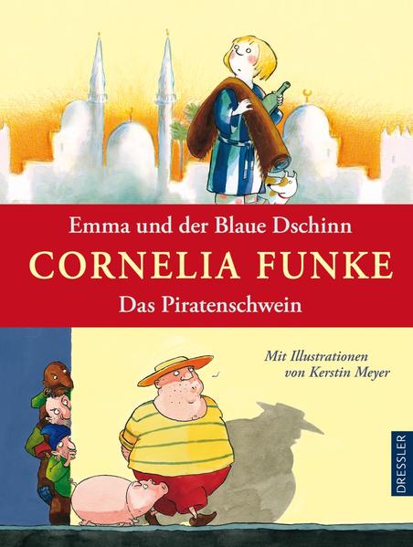 Kleine Emma oder Jule Piratenschwein - welche Helden dürfen’s heute sein? Emma und der Blaue Dschinn: Die kleine Emma ist ganz aufgeregt: Sie hat einen echten Flaschengeist gefunden! Doch der kann ihr keinen einzigen Wunsch erfüllen. Schuld ist der böseste aller Gelben Dschinns. Er hat dem Blauen Dschinn einfach den Nasenring gemopst! Das Piratenschwein: Als der dicke Sven und sein Schiffsjunge Pit am Strand ein Fass finden, trauen sie ihren Augen kaum: Darin sitzt ein Schwein namens Jule, das Schätze aufspüren kann! Kein Wunder, dass Jule sogleich von einer wilden Piratenhorde entführt wird. Können Sven und Pit sie retten?