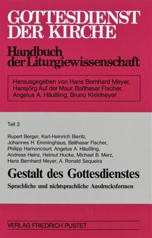 Die Gestalt des Gottesdienstes zu erörtern ist der Liturgiewssenschaft heute dringlicher als in den früheren Zeiten aufgetragen. Denn deutlicher ist bewusst geworden, dass Liturgie nicht zuerst ein Gedanke ist, der sich einen Ausdruck wählt