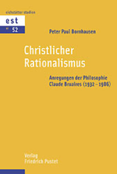 Claude Bruaire (1932-1986) war einer der kraftvollsten und eigenständigsten Denker seiner Zeit. Trotzdem ist der französische Philosoph nur einigen Hegel- und Schellingspezialisten bekannt geworden. Die vorliegende Arbeit erschließt als erste überhaupt Bruaires Ansätze und macht ihre Fruchtbarkeit für Philosophie und Theologie gleichermaßen deutlich.