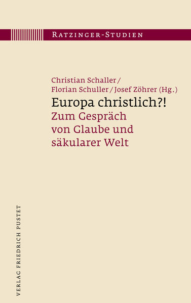 Wie wird Europa den Weg finden, der ihm Zukunft gibt? Offensichtlich genügen heute bescheidene Kurskorrekturen nicht mehr. Es braucht eindringende Analysen und eine neue Selbstvergewisserung, besonders im Blick auf den Beitrag des Christentums. Wie kein anderer Kardinal und Papst vor ihm ist Benedikt XVI. Europa in seiner Geschichte und seinen Herausforderungen nachgegangen. Diese Bemühungen aus Anlass seines 90. Geburtstages neu aufzunehmen, bedeutet Anerkennung und Dank für seine Verdienste um Europa und um das Gespräch von Glaube und säkularer Welt. Mit einem Grußwort von Reinhard Kardinal Marx und Beiträgen von Andrej C´ ilerdžic´, Udo Di Fabio, Sibylle Lewitscharoff, Gottfried W. Locher, Johannes Singhammer und Thomas Söding.