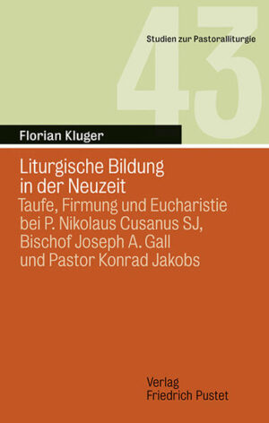 Die Studie widmet sich Taufe, Firmung und Eucharistie sowie sakramententheologischen Ansätzen im Spiegel neuzeitlicher Liturgieerklärungen. Untersucht werden die Schriften dreier Protagonisten verschiedener Epochen: Im Zeitalter der Konfessionalisierung erreichte der Trierer Jesuitenpater Nikolaus Cusanus (1574-1636) mit seinem katechetischen Hausbuch weite Kreise. In der Aufklärungszeit setzte der Linzer Bischof Joseph A. Gall (1748-1807) mit seinem Werk Impulse. Im Kontext der Liturgischen Bewegung Anfang des 20. Jahrhunderts verfasste der Pastor Konrad Jakobs (1874-1931) als Pfarrer in Mülheim an der Ruhr zahlreiche liturgieerklärende Artikel. Insgesamt werden frömmigkeits- und theologiegeschichtliche Entwicklungen freigelegt und kontextualisiert sowie Rückschlüsse zu Theologie und Praxis des gefeierten Gottesdienstes gezogen.