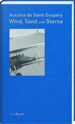 In neuer, zeitgemäßer Übersetzung. Im Mittelpunkt steht die Erfahrung, die Antoine de Saint-Exupéry als Pilot mit seinen Flügen über die Wüste sammelte, bis hin zum Absturz in der Sahara im Jahr 1935, welcher als die geistige Geburtsstunde des Kleinen Prinzen gesehen wird. Die französische Originalausgabe "Terre des Hommes" erschien 1939, die deutsche Übersetzung kam im selben Jahr heraus und durfte trotz der bisweilen kritischen Gedanken Saint-Exupérys und des bald beginnenden Zweiten Weltkriegs bis 1944 verkauft werden. Nach dem Krieg setzte sich der Erfolg dieses der Solidarität und Humanität gewidmeten Buchs unaufhaltsam fort.